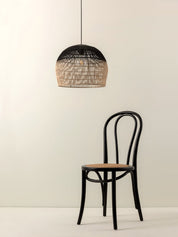 Bilu - black and natural ombre pendant light | Ceiling Light | Lights & Lamps Inc | Modern Affordable Designer Lighting | USA