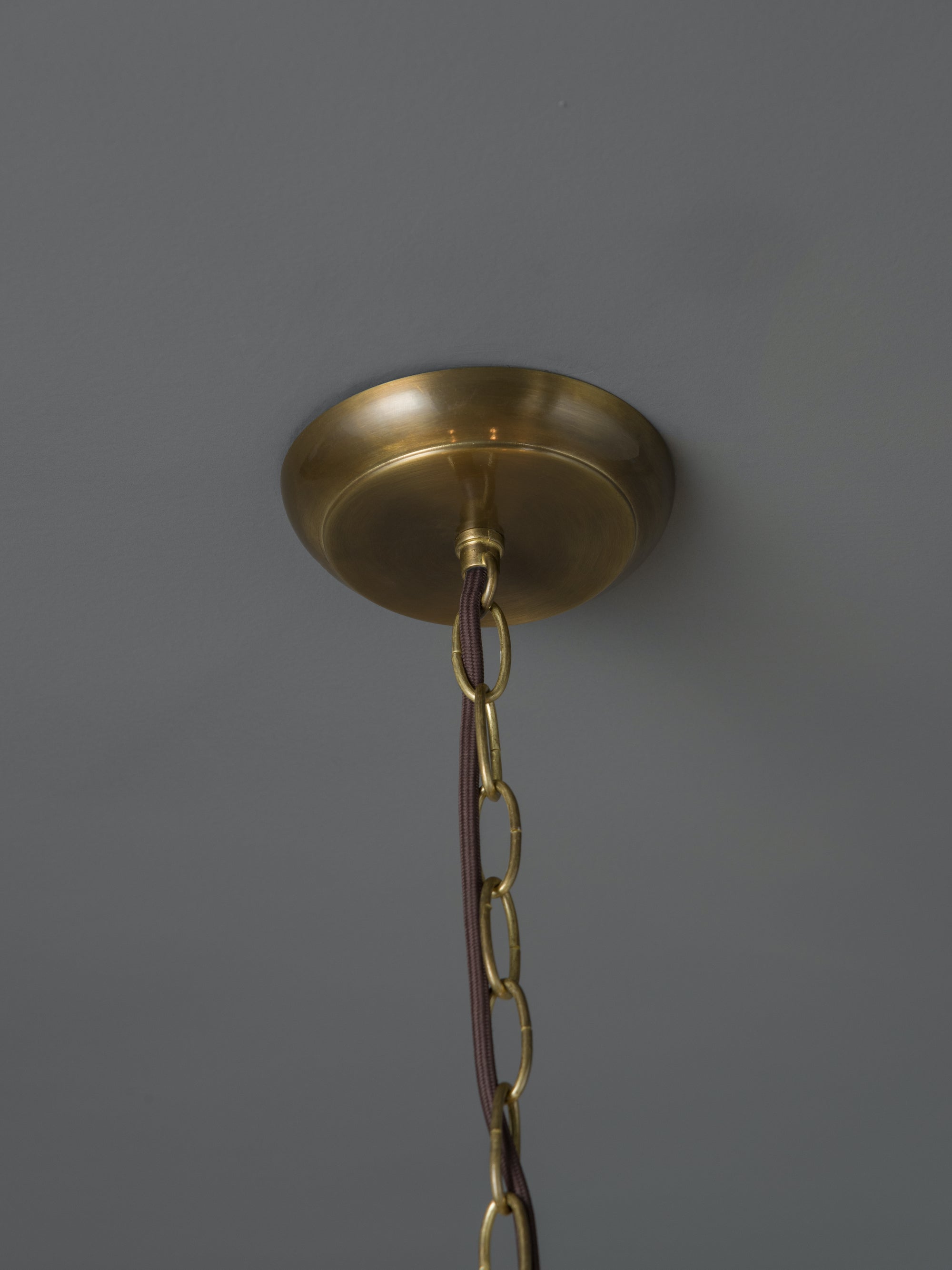 Lina - 4 light antique brass crystal glass chandelier, Ceiling Light, Lights & Lamps Inc