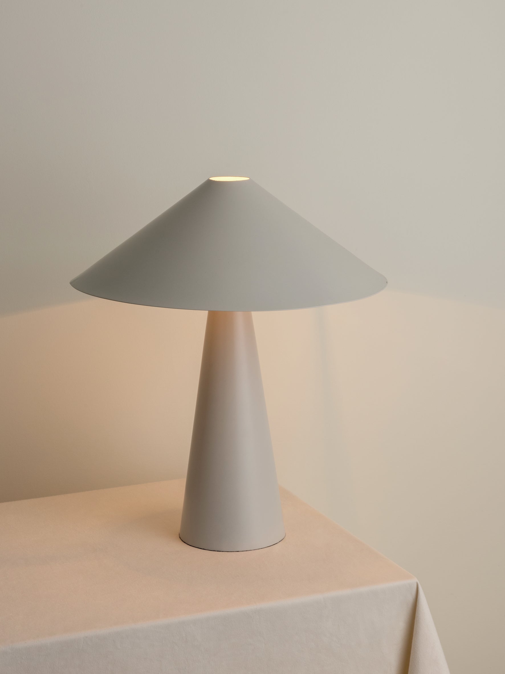 Orta - 1 light warm white cone table lamp | Table Lamp | Lights & Lamps Inc | USA