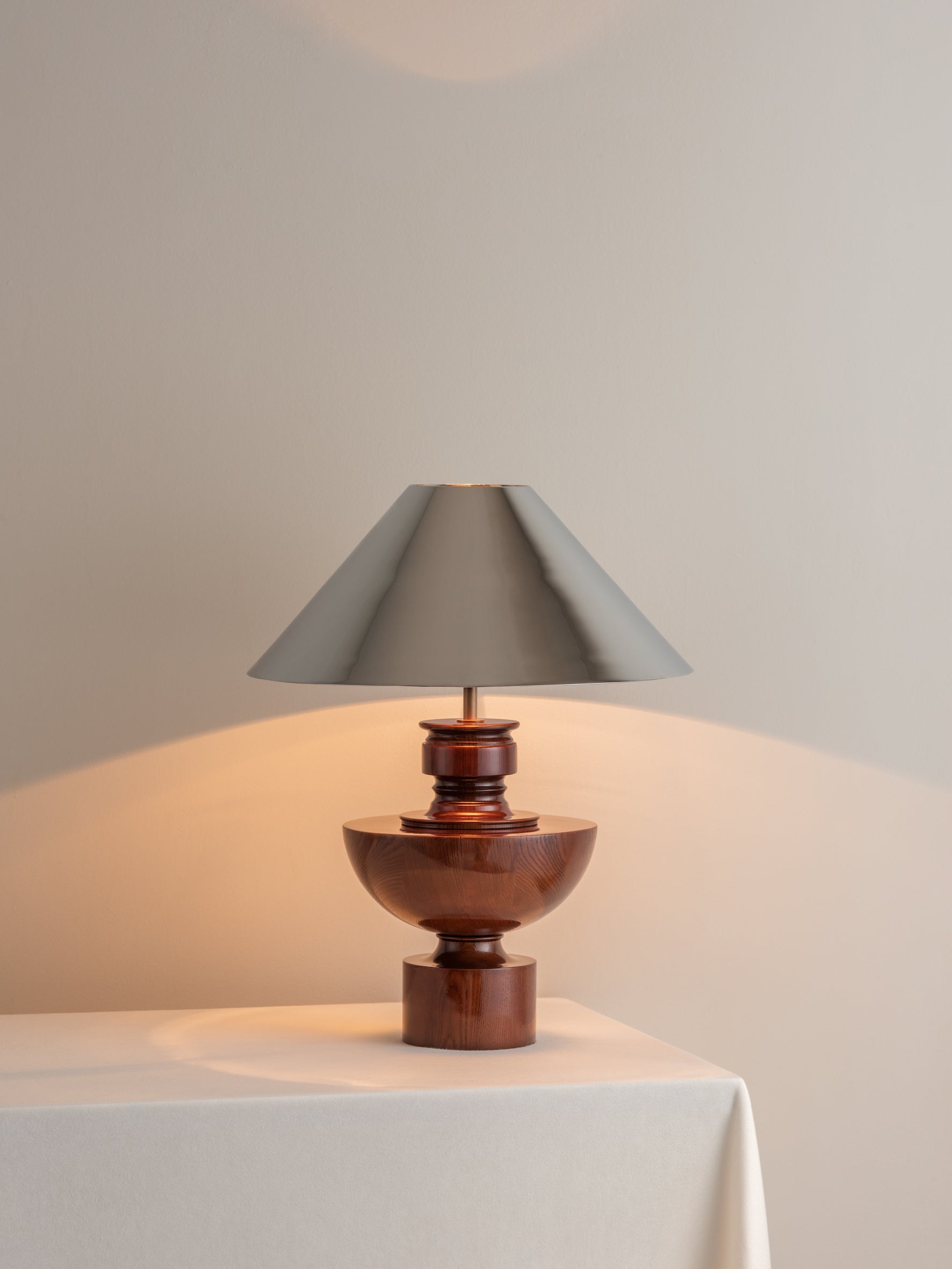 Edition 1.2 - spun wood table lamp - base only | Table Lamp | Lights & Lamps Inc | Modern Affordable Designer Lighting | USA