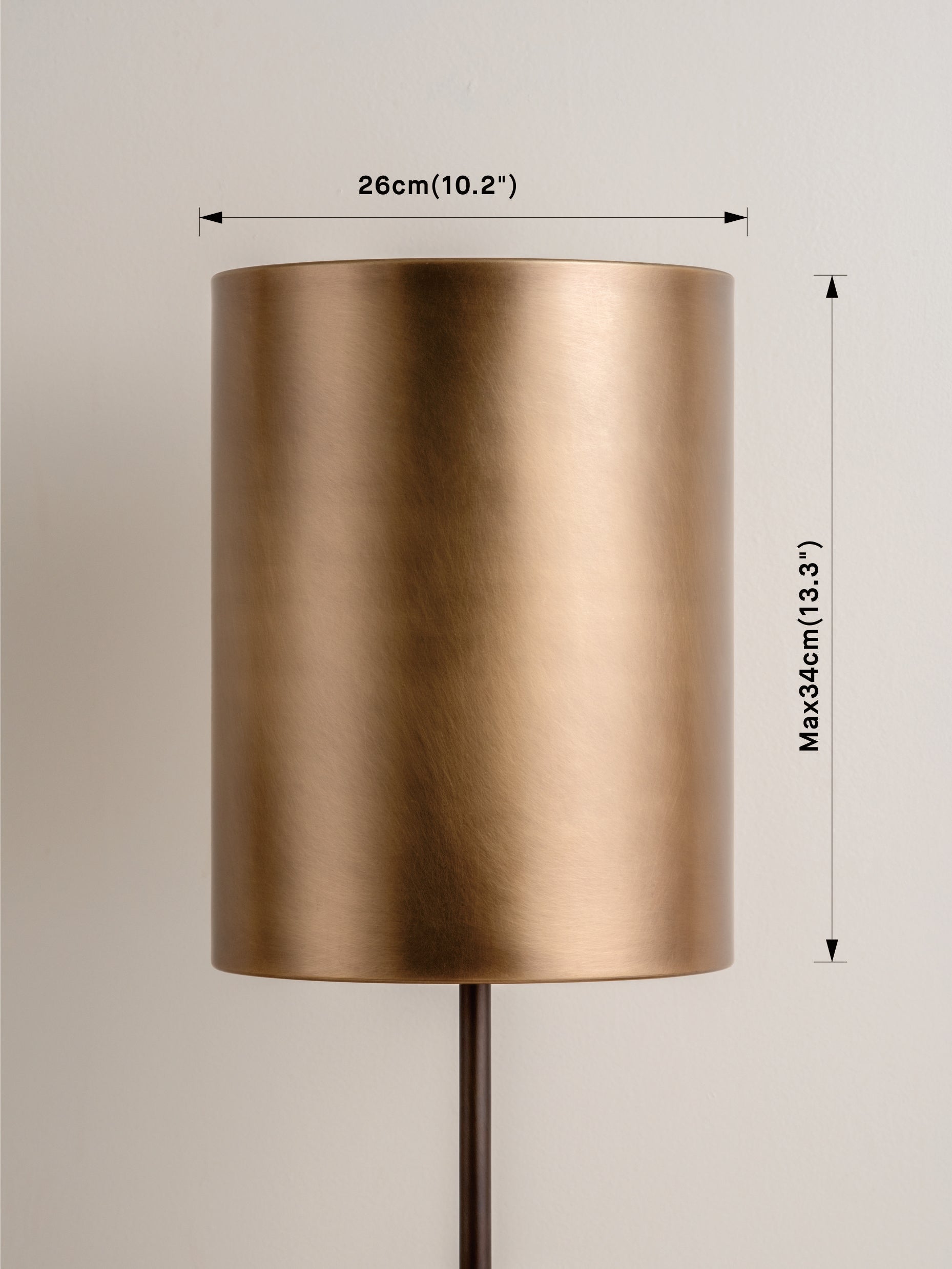 Edition 1.9 - brass lampshade - shade only | Lamp shade | Lights & Lamps Inc | Modern Affordable Designer Lighting | USA