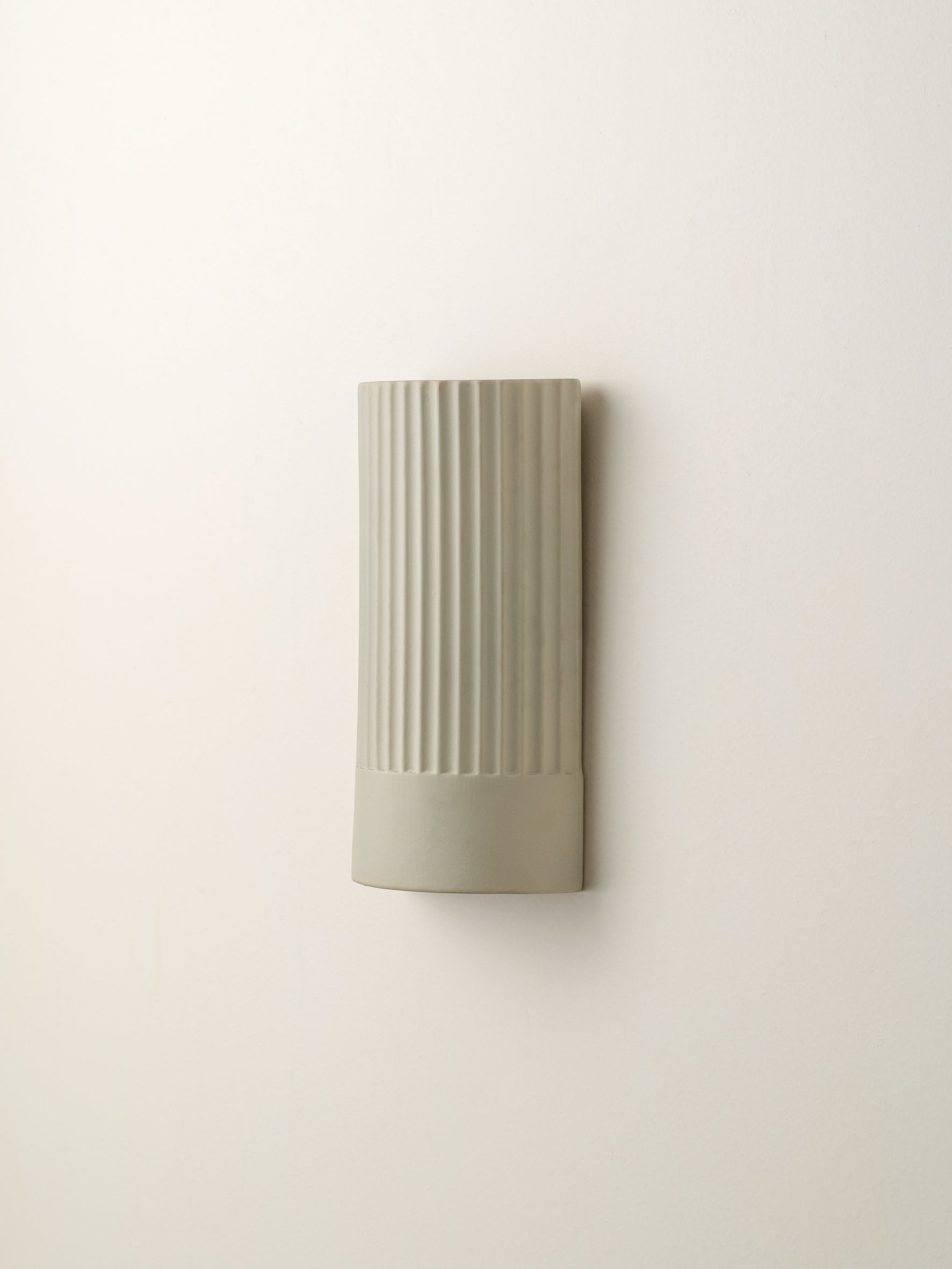 Enza - warm white  ribbed concrete wall light | Wall Light | Lights &amp; Lamps Inc | Modern Affordable Designer Lighting | USA