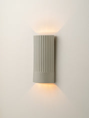 Enza - warm white  ribbed concrete wall light | Wall Light | Lights & Lamps Inc | Modern Affordable Designer Lighting | USA