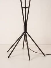 Renwick - 3 light linen and bronze floor lamp | Floor Lamp | Lights & Lamps Inc | Modern Affordable Designer Lighting | USA