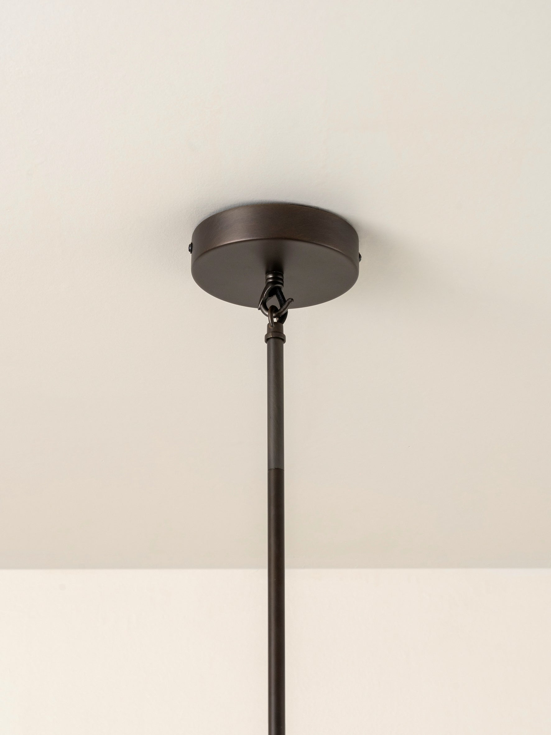 Renwick - 5 light linen and bronze pendant | Ceiling Light | Lights & Lamps Inc | USA