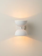 Ruzo - 2 light warm white and porcelain wall light | Wall Light | Lights & Lamps Inc | Modern Affordable Designer Lighting | USA
