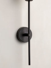 Chelso - matt black and opal wall light | Wall Light | Lights & Lamps Inc | Modern Affordable Designer Lighting | USA