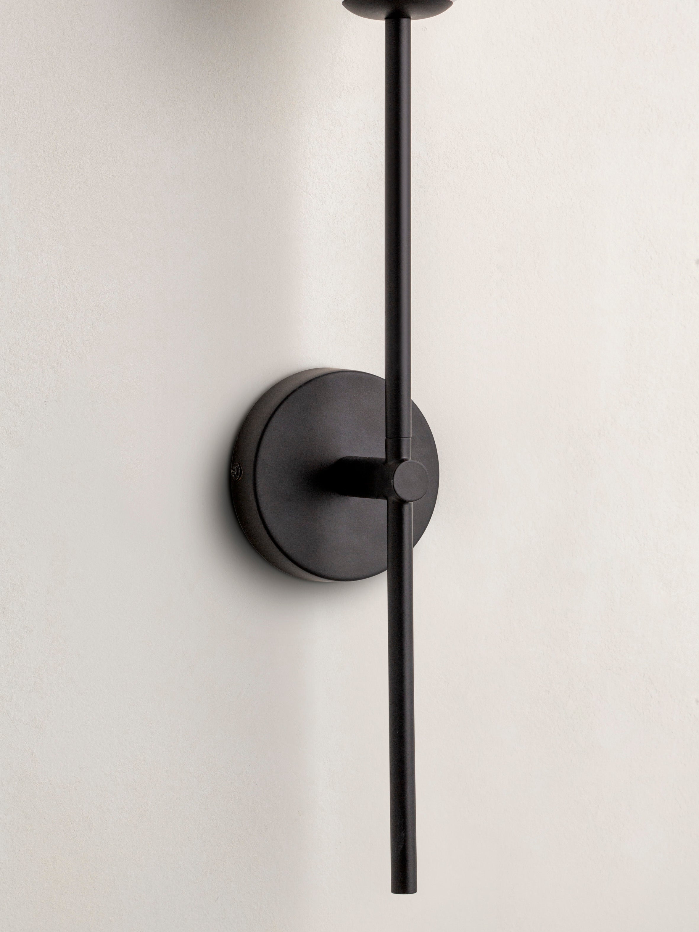Chelso - matt black and opal wall light | Wall Light | Lights & Lamps Inc | Modern Affordable Designer Lighting | USA