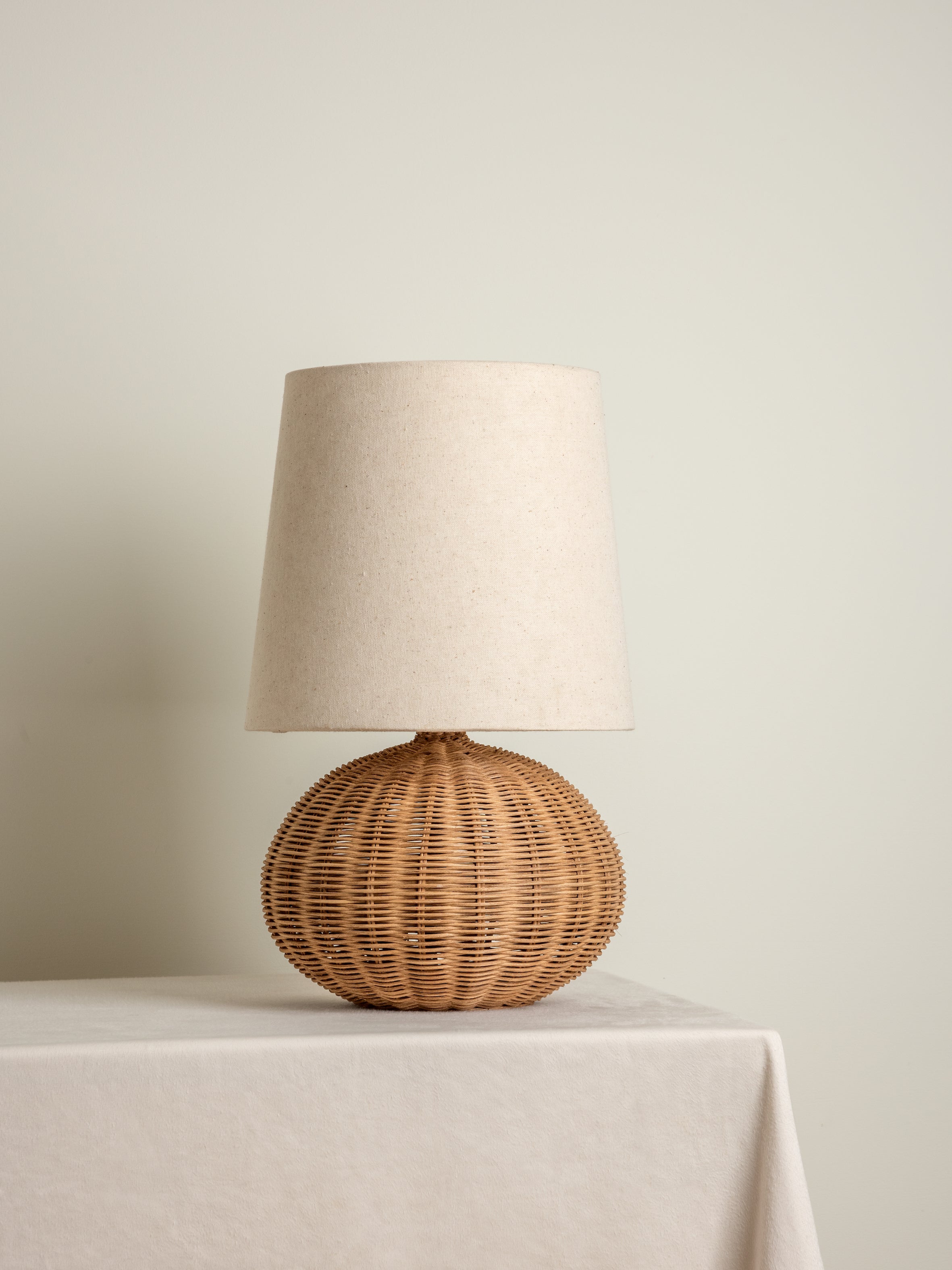 Wicker on sale table lamps